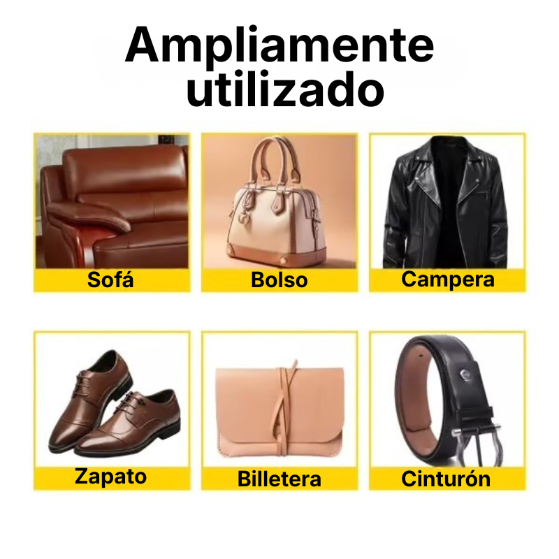 🏆Oferta Relámpago⚡Crema Reparadora de Cuero con Pinceles Gratis