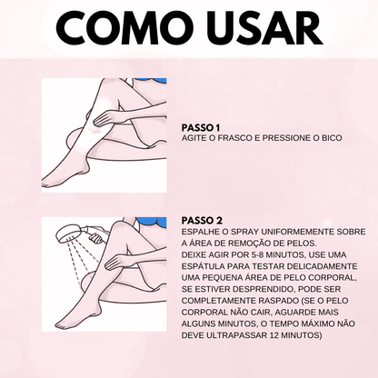 ✨Suave como la miel: spray depilatorio en mousse