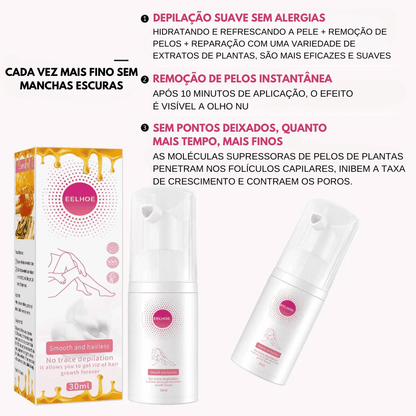 ✨Suave como la miel: spray depilatorio en mousse