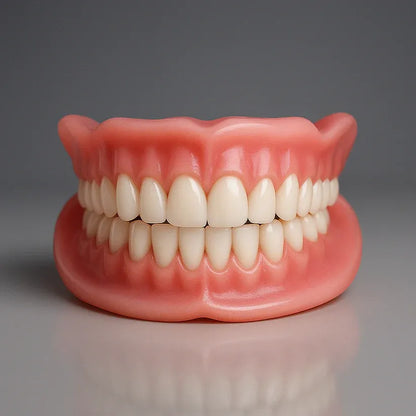 Prótesis dentales superiores e inferiores realistas - Reemplazo dental con aspecto natural