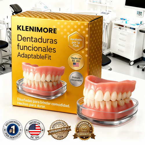 Prótesis dentales superiores e inferiores realistas - Reemplazo dental con aspecto natural