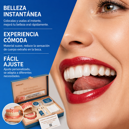 🎁🌎Ends Today: 70% OFF! ⏰meleval® Medical Full Denture with Strong Suctiond🦷Obtain American Dental Association (ADA) Certification