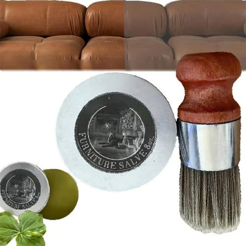 🏆Oferta Relámpago⚡Crema Reparadora de Cuero con Pinceles Gratis